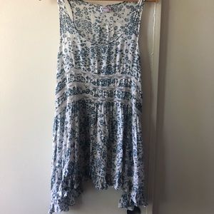 Free People Voile and Lace trapeze slip